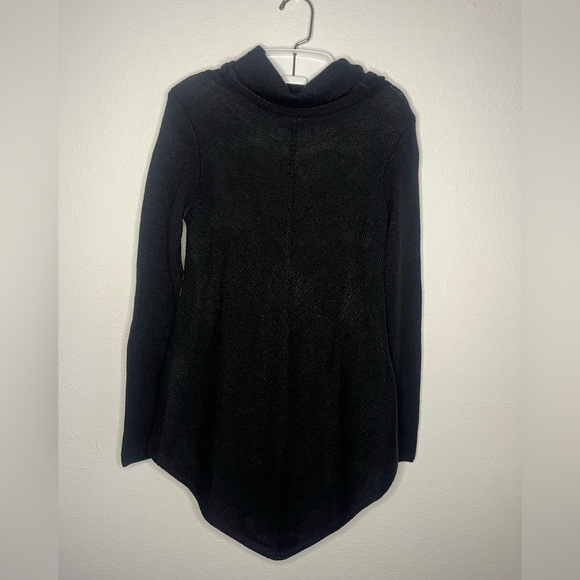 VENUS Black and Red Striped Cowl Neck Sweater - Picture 3 of 5